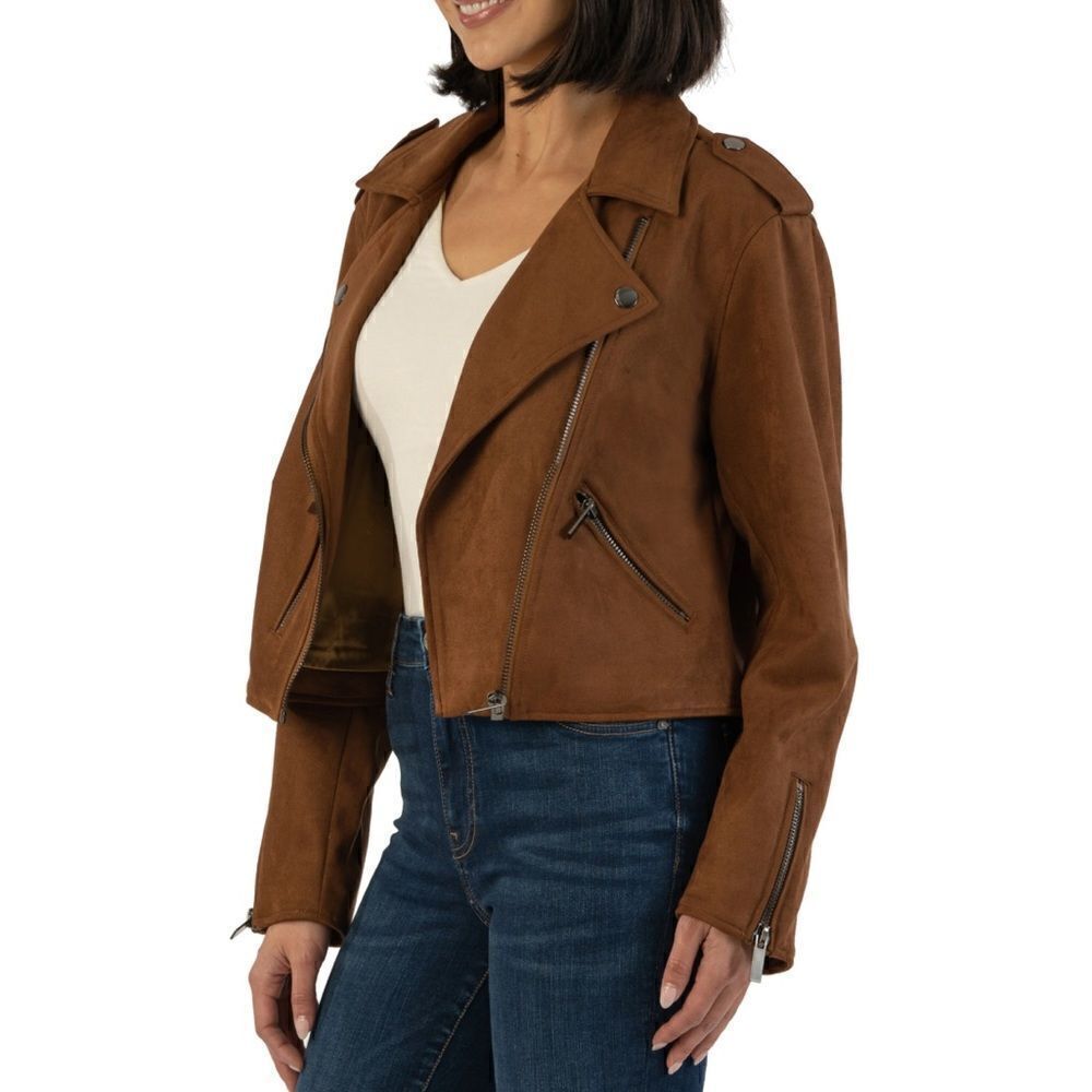 KUT JACKET FAUX SUEDE MOTO
JACKET- WHISKEY
Size XL - Picture 2 of 4